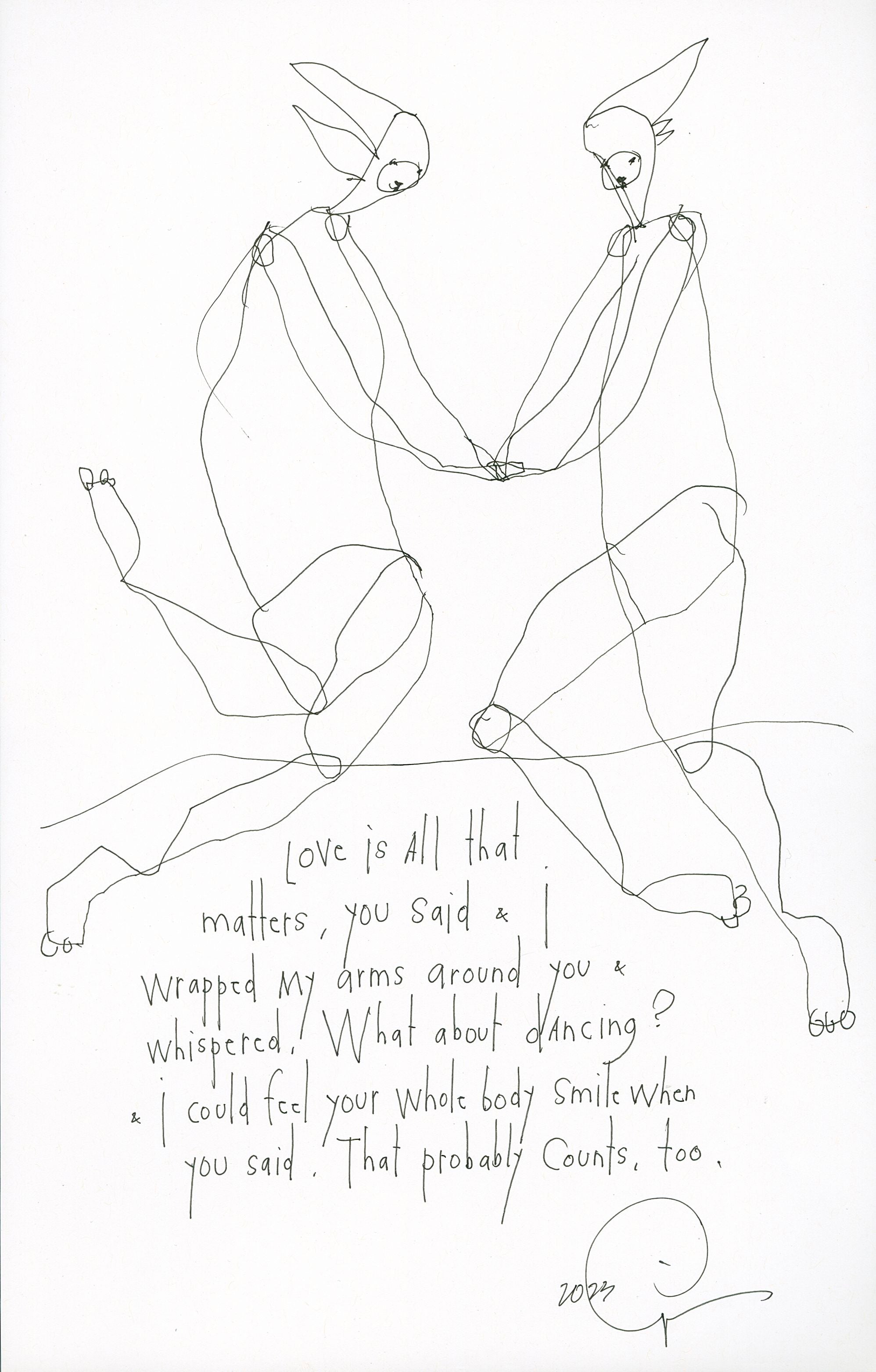 original pen + ink: love matters