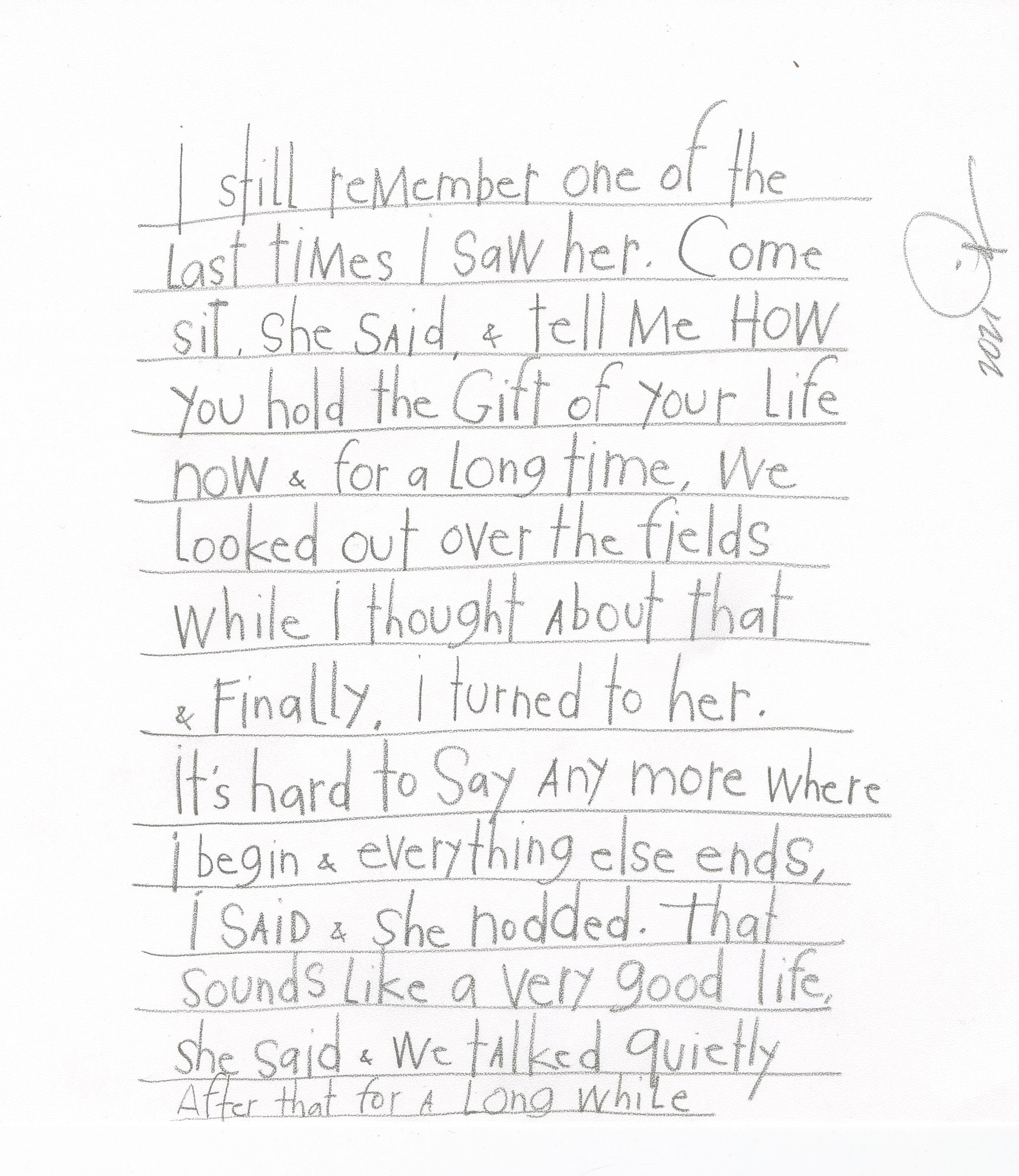 original pencil: gift of your life
