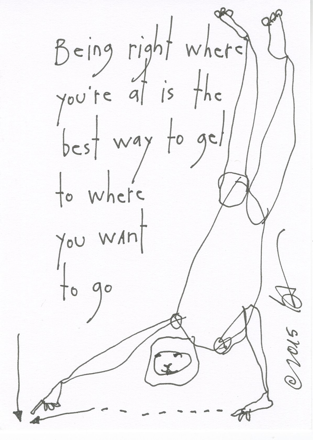 original pen + ink: best way