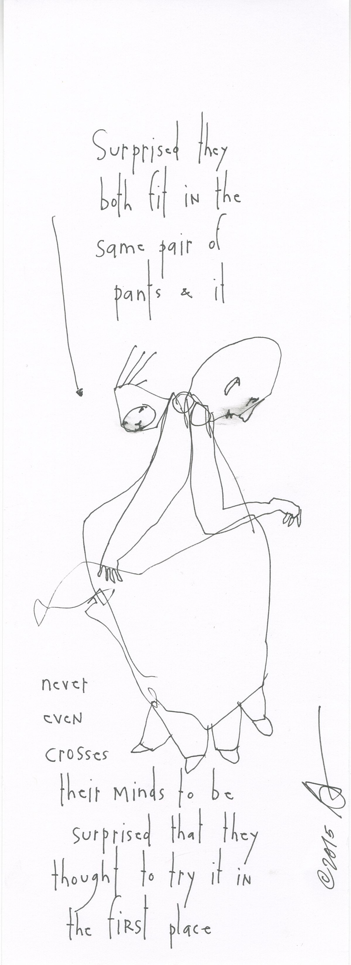 original pen + ink: shared space