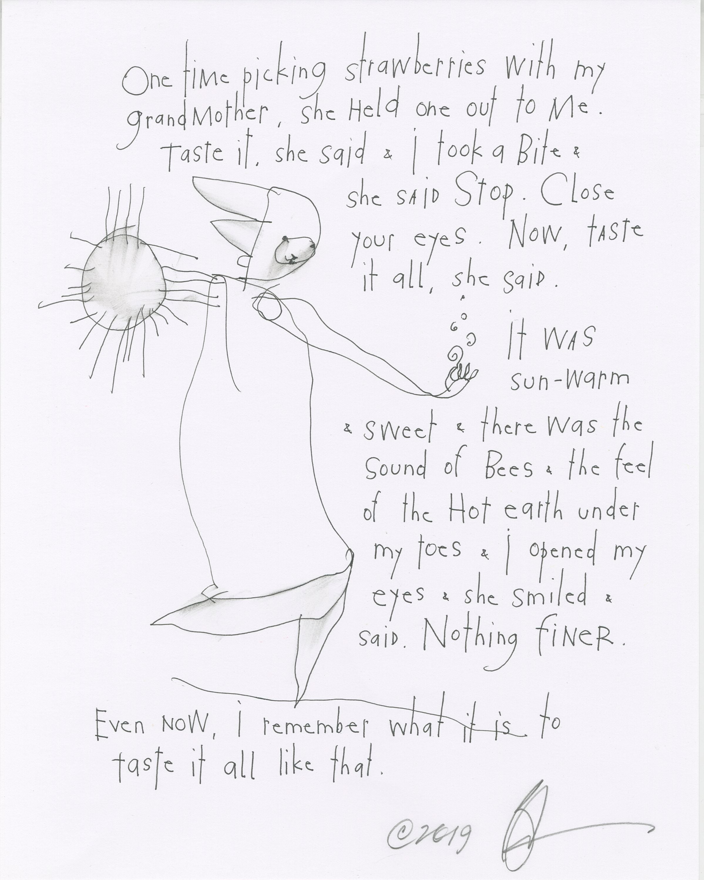 original pen + ink: taste it all