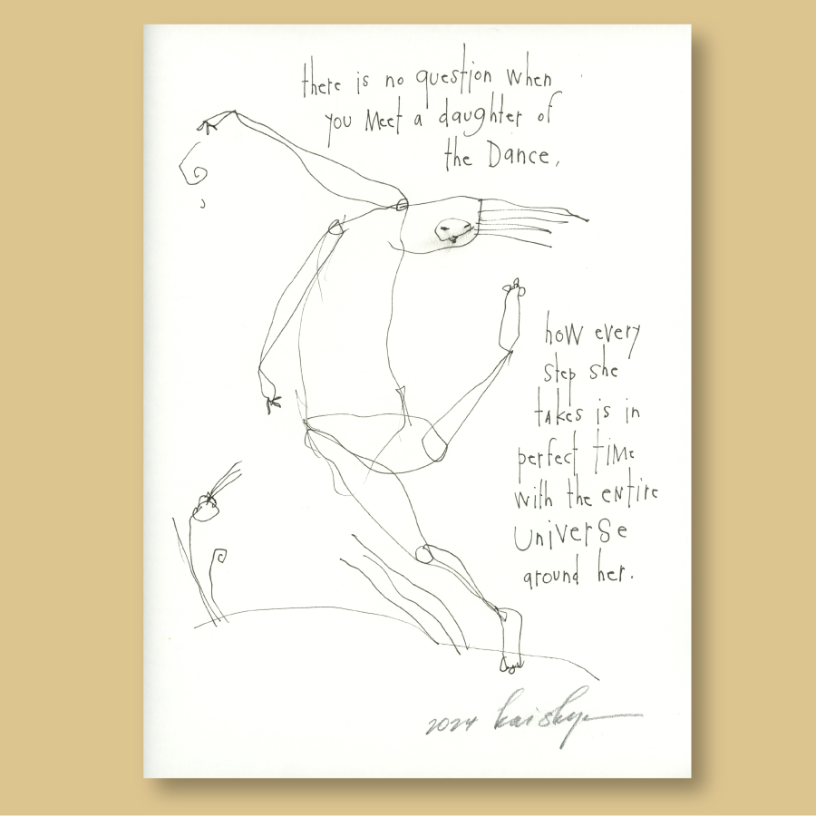 weekly pen &amp; ink: &#39;daughter of the dance&#39;