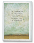 greeting card: bird & brush fellow traveler