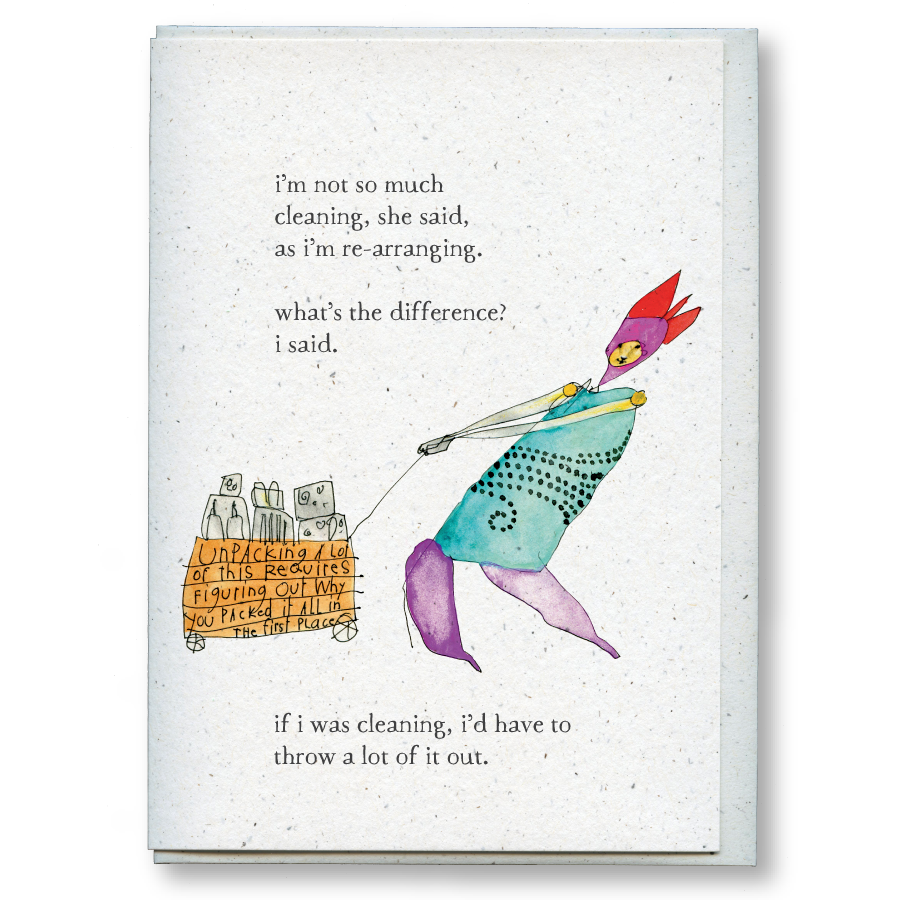 greeting card: cleaning