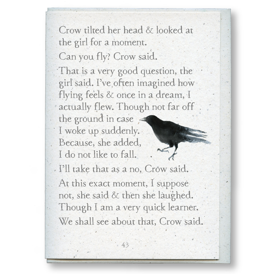 greeting card: crow page 43