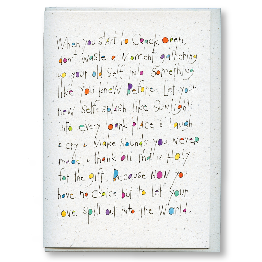 greeting card: the gift of you