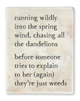 dandelion wishes storyblock