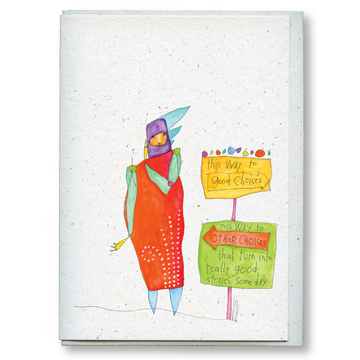 greeting card: good choices