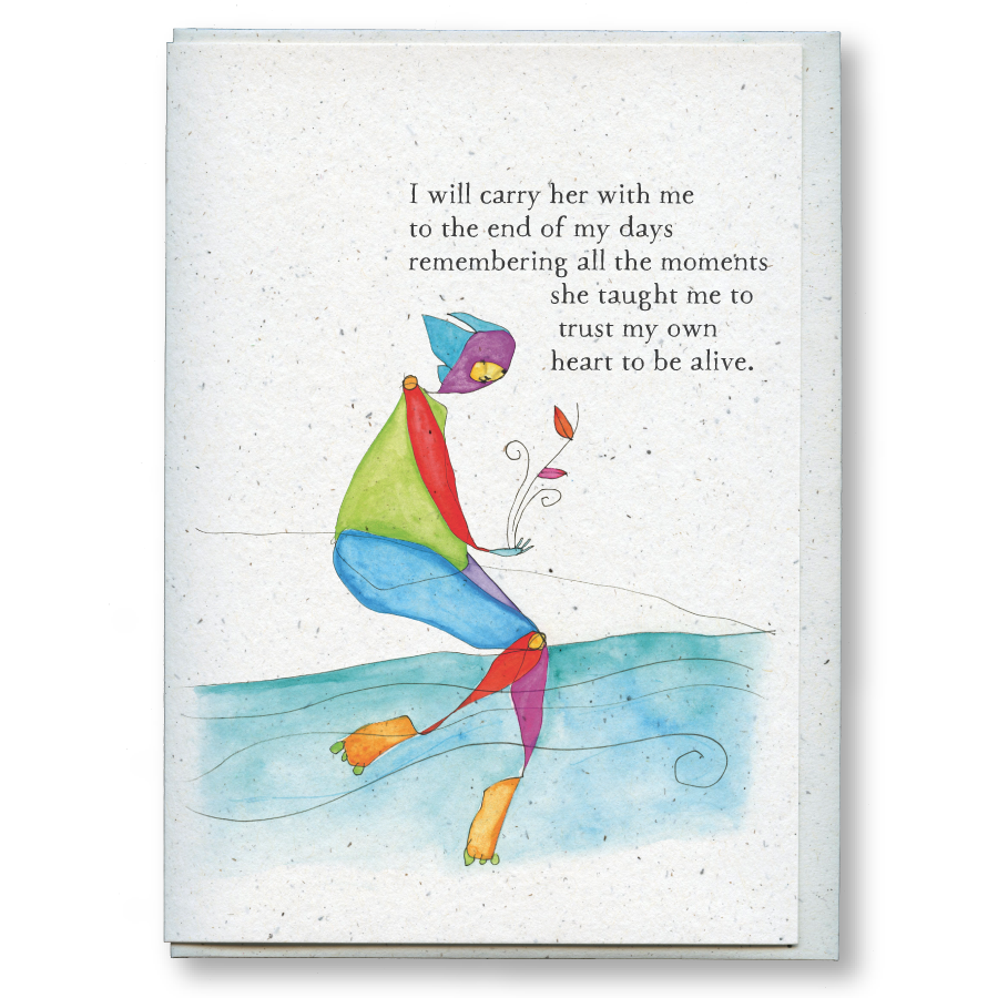greeting card: heart lessons