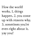 how the world works art print
