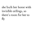 greeting card: invisible ceilings