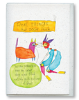 greeting card pack: dog lessons
