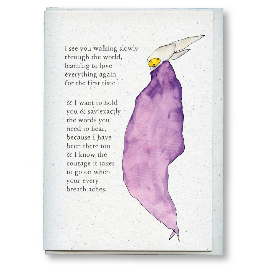 greeting card: learning to love