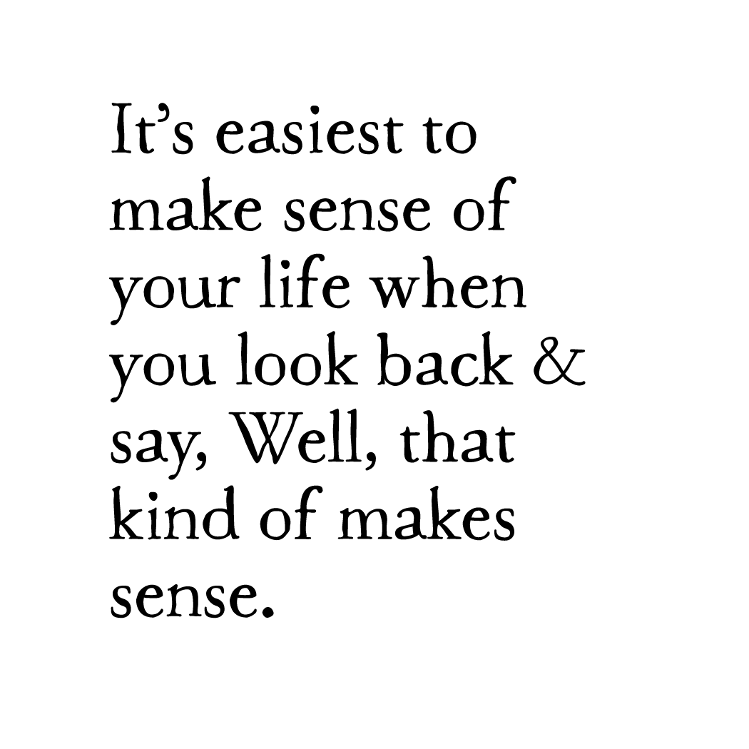 look back art print