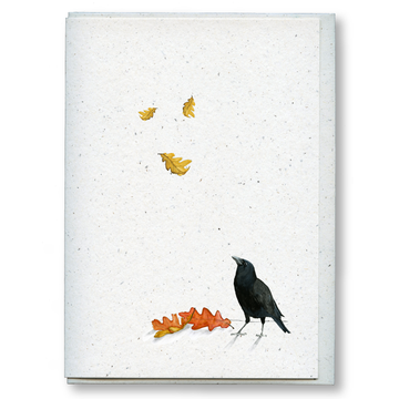 greeting card: miranda in autumn