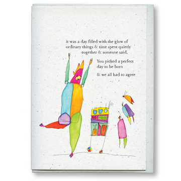 greeting card: perfect day
