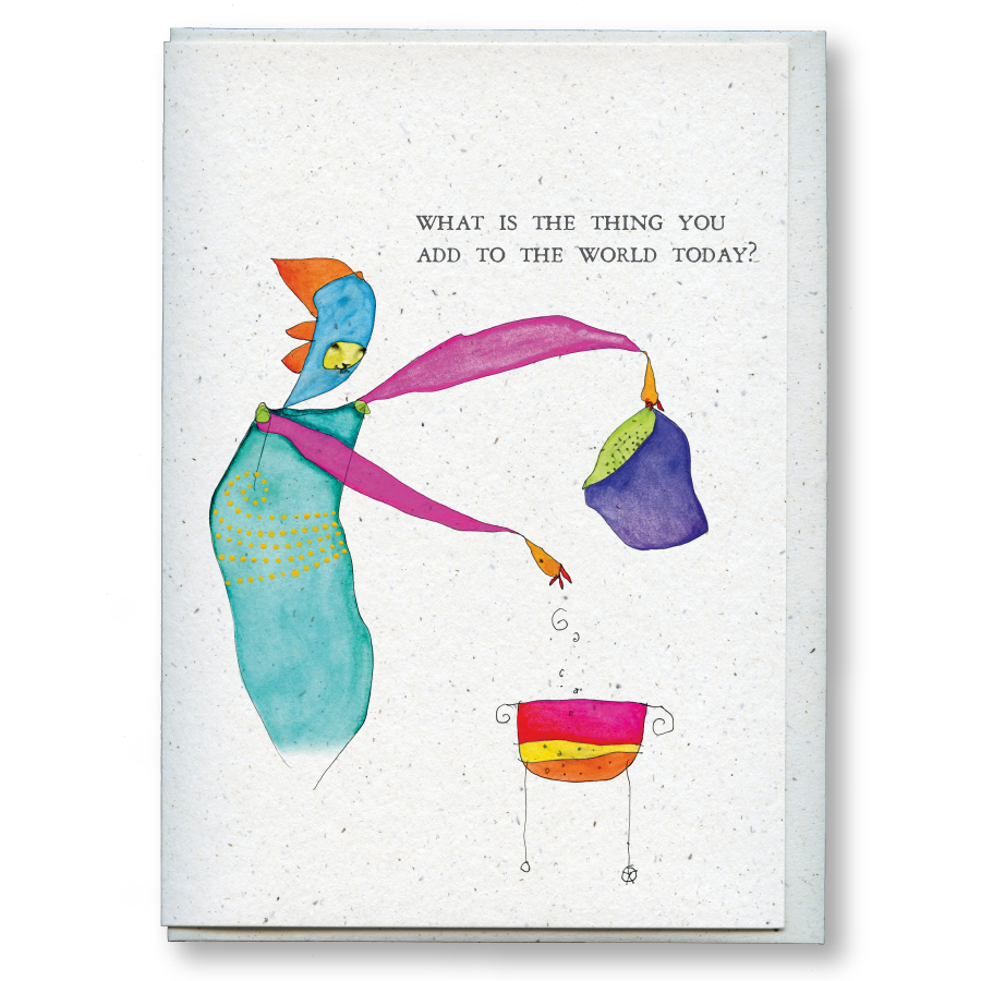 greeting card: secret ingredient