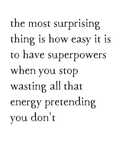 greeting card: surprise superpower