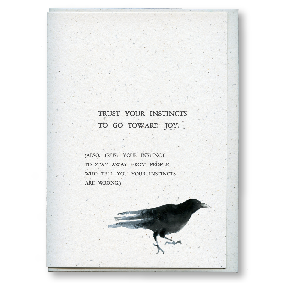 greeting card: toward joy