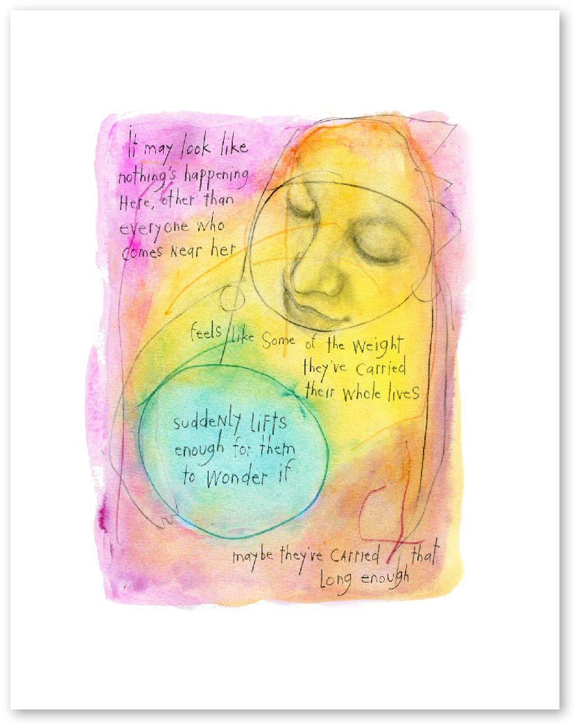 light work (ink)art print