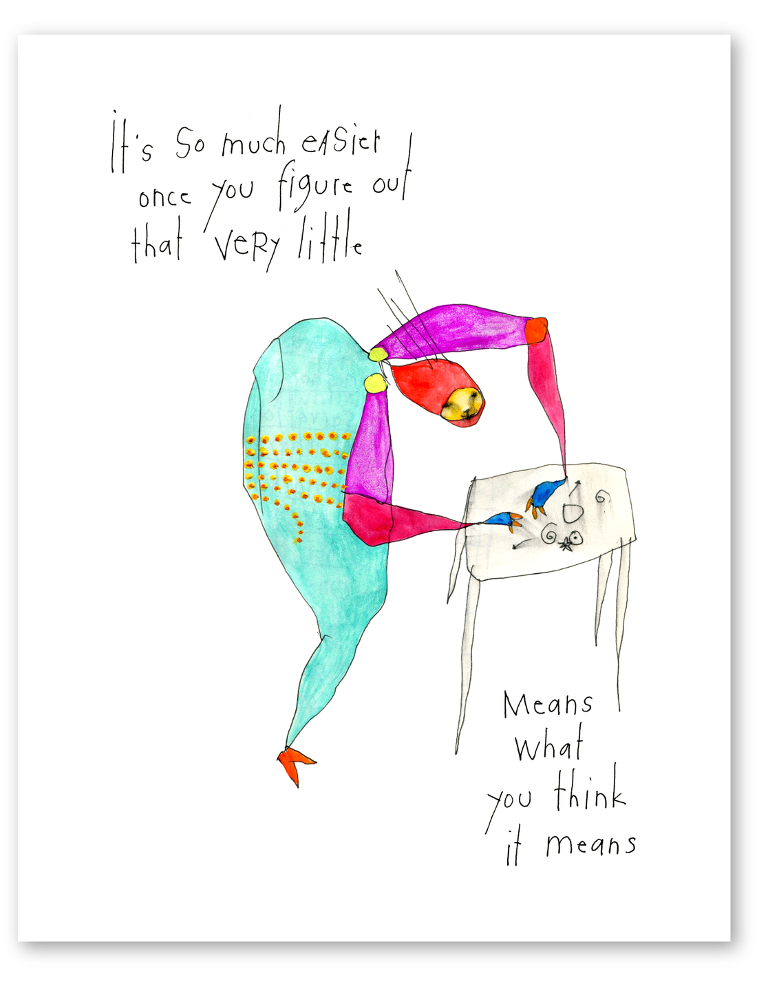 little means art print