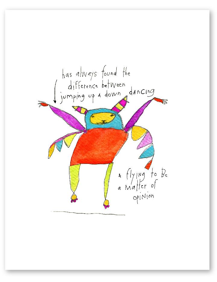 matter of opinion art print