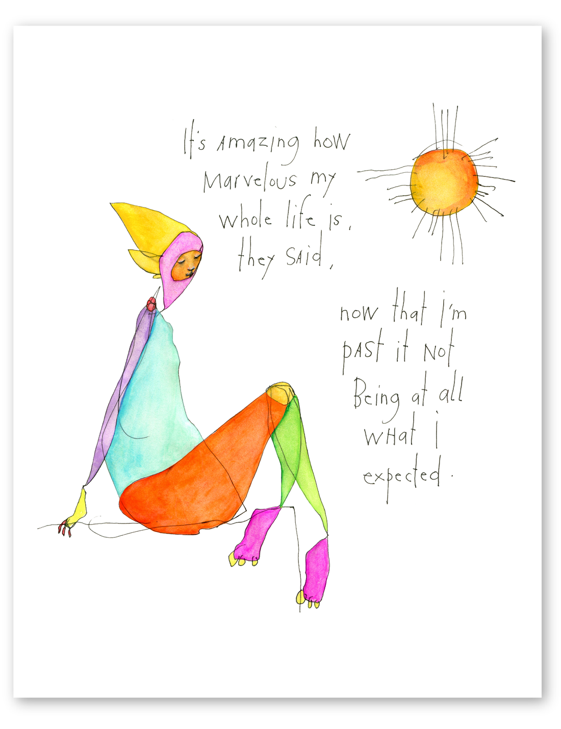 past expectations art print