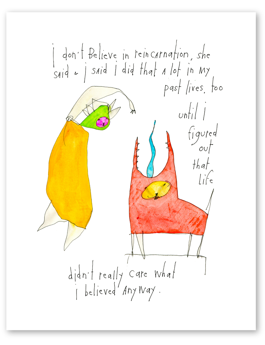 reincarnation art print