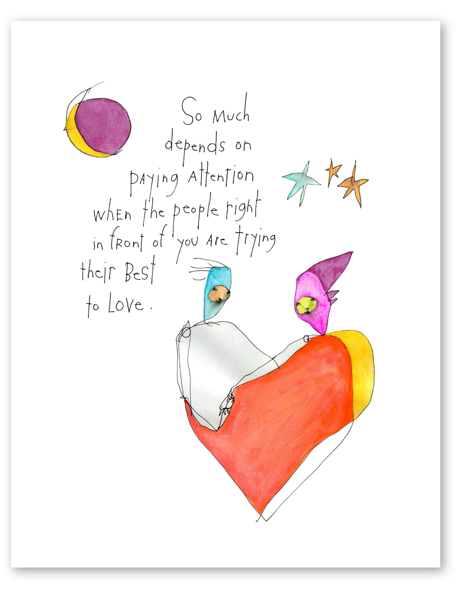 so much depends art print