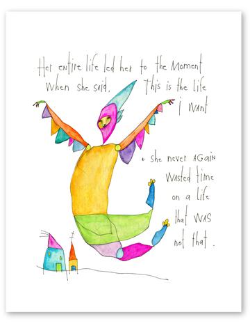 the moment art print