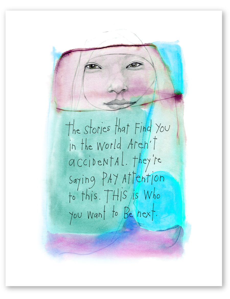 what's next (ink) art print