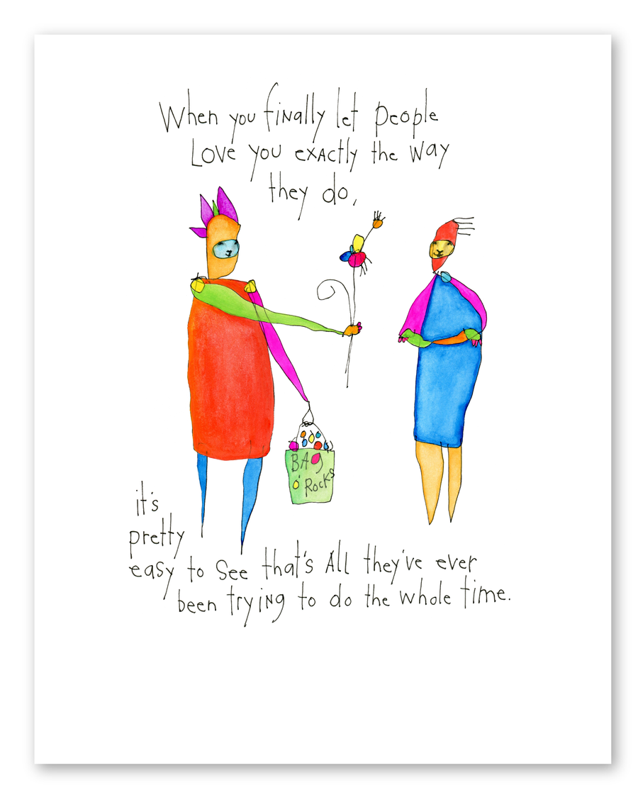 exact way art print