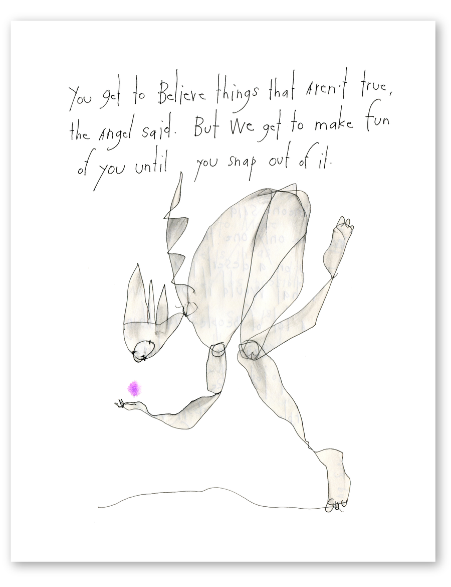 everyday angels: fair exchange art print