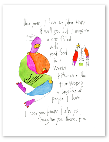 imagine this art print
