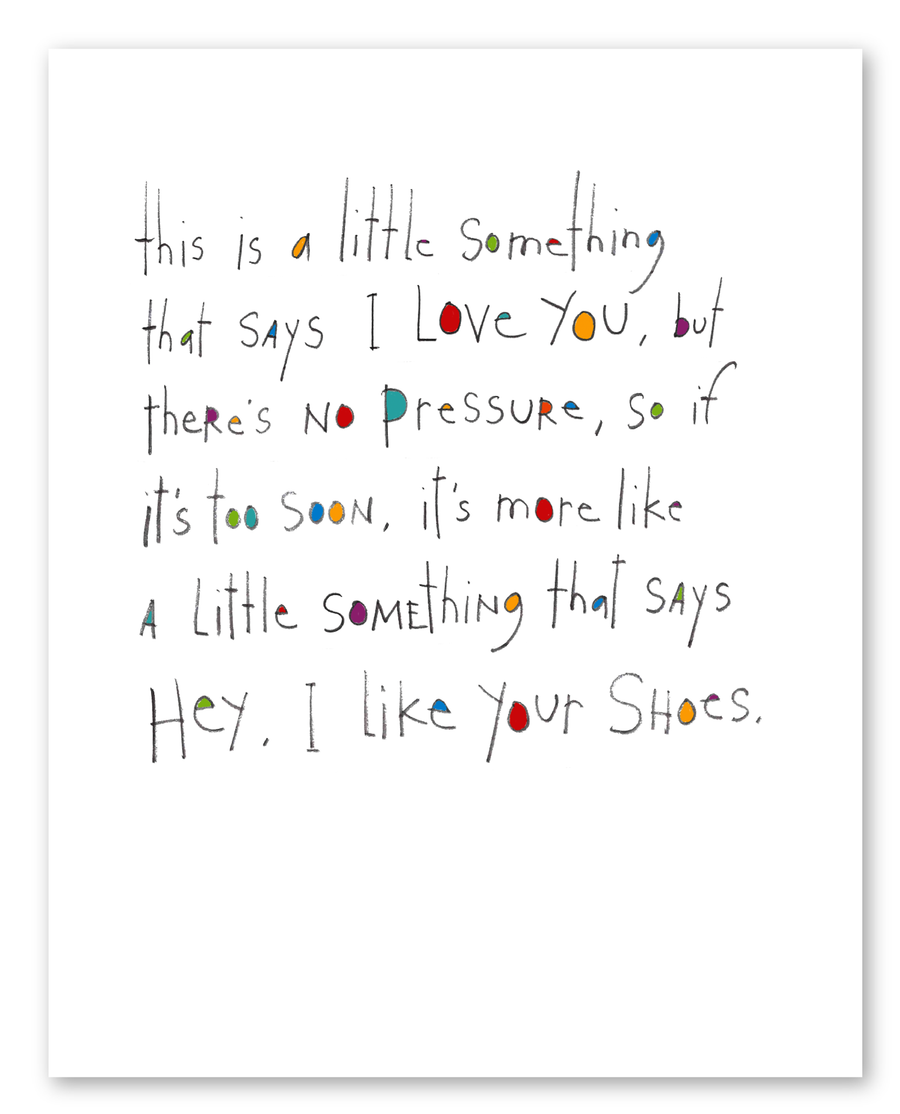 no pressure art print