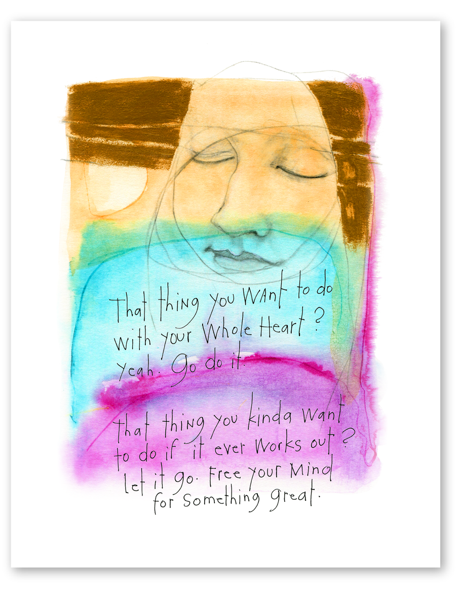 passion fruit (ink) art print