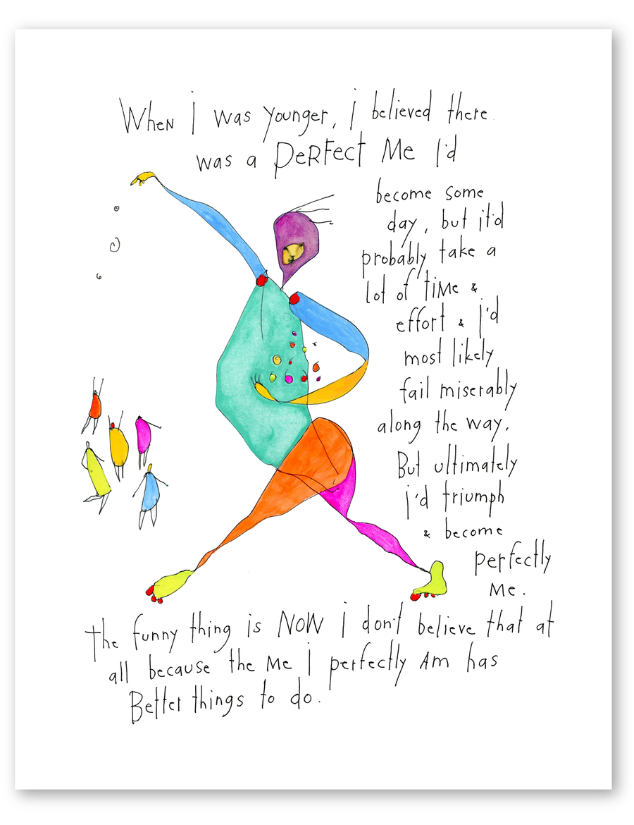 perfectly me art print