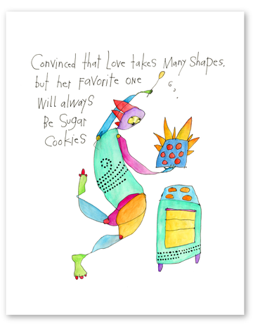 sugar cookie love art print