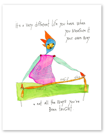 true measure art print