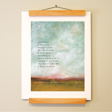 bird & brush: good will print