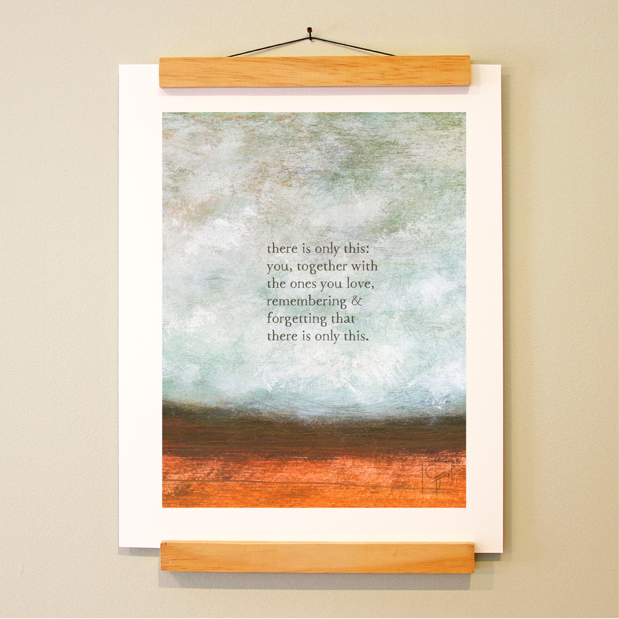 bird & brush: only this print