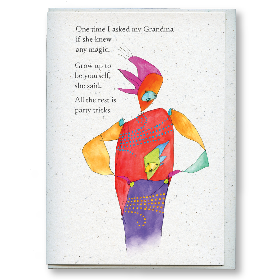 greeting card: serious magic