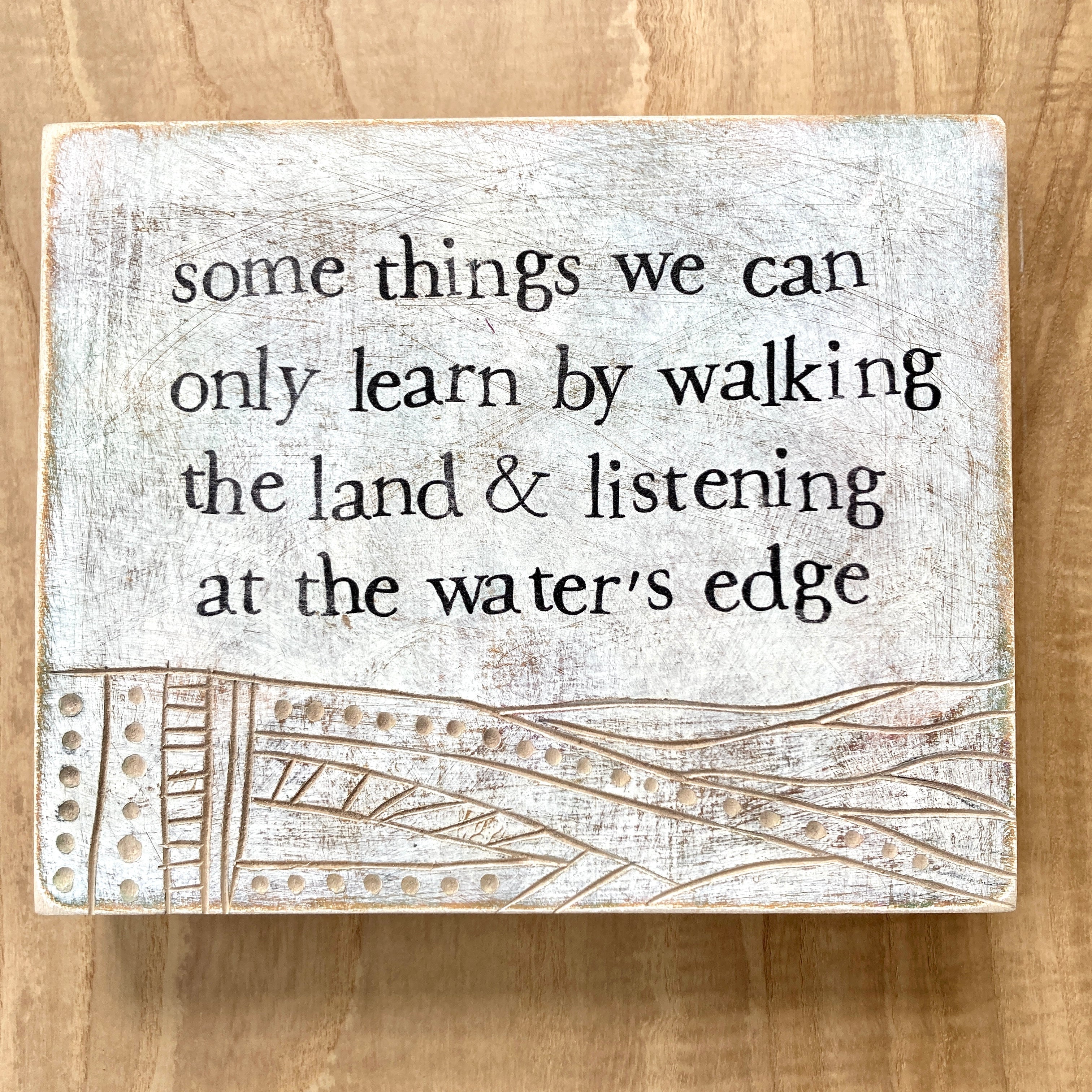 woodcut storyblock: old ways