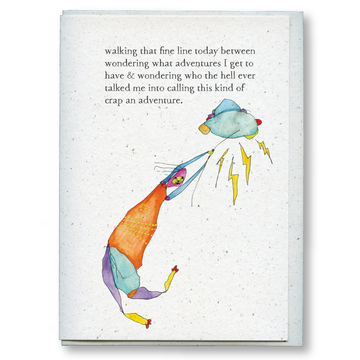 greeting card: balance point