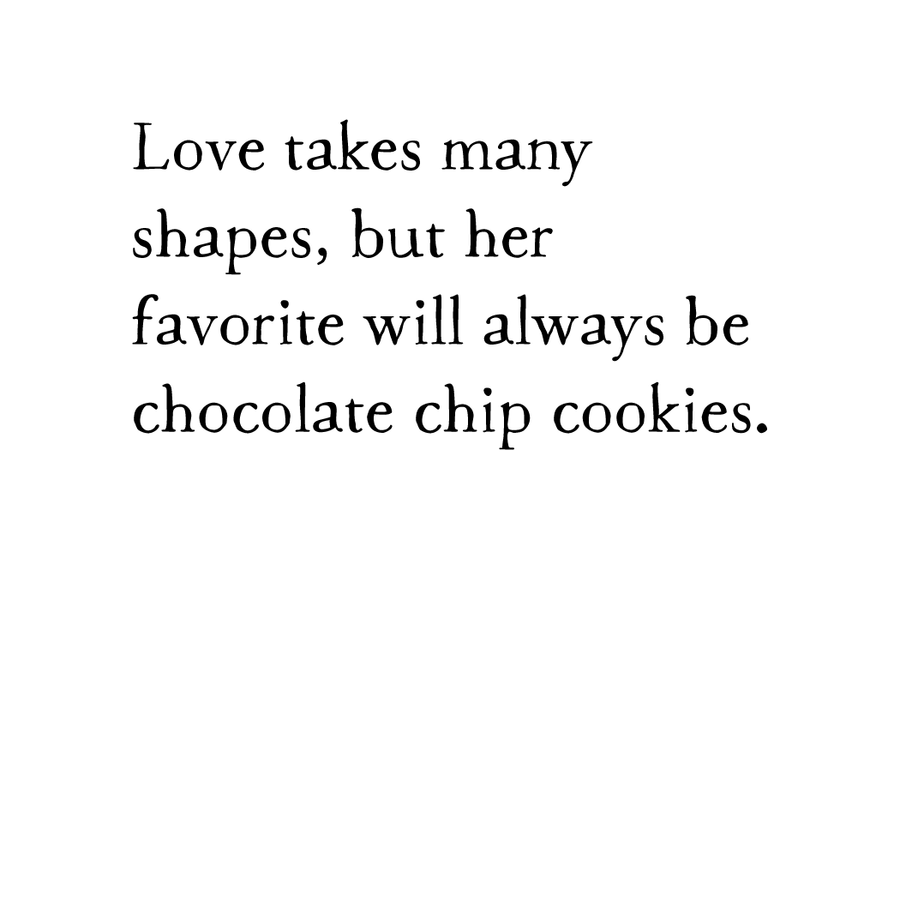greeting card: cookie love
