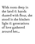 woodcut house || deep roots