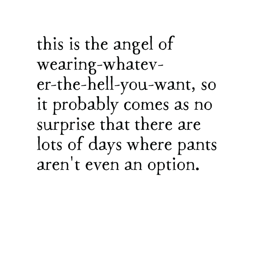 everyday angels: dress code art print