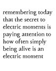 electric moments art print