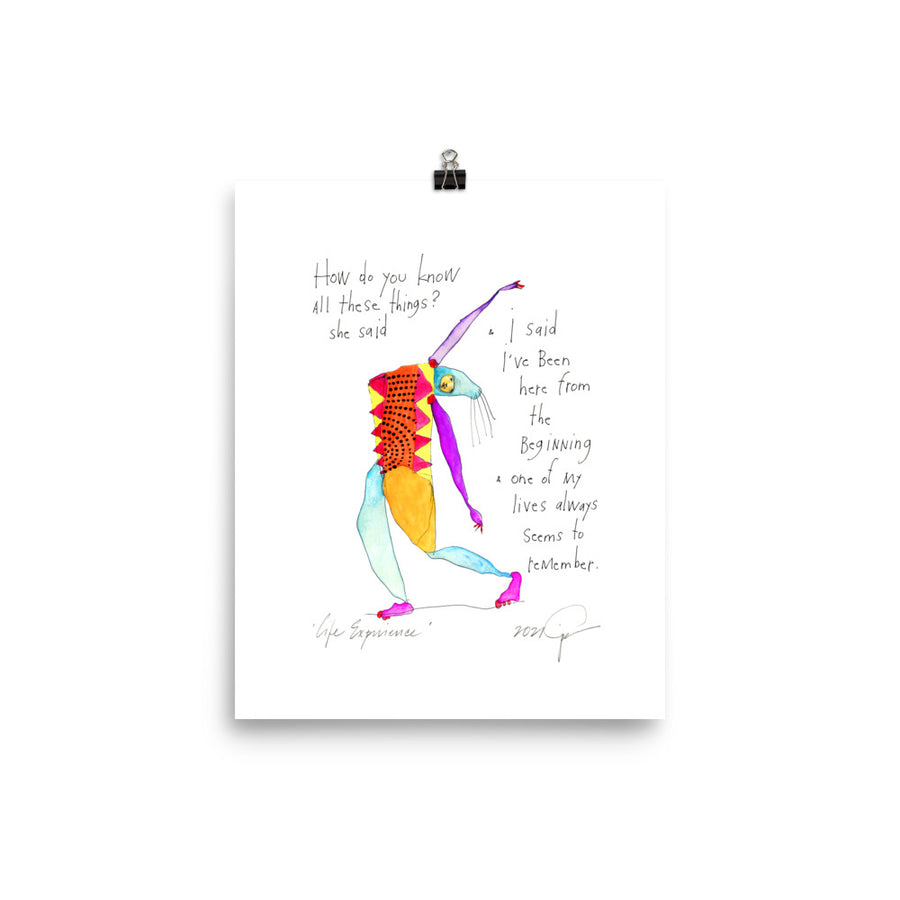 international life experience print