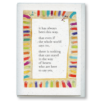 greeting card: even if
